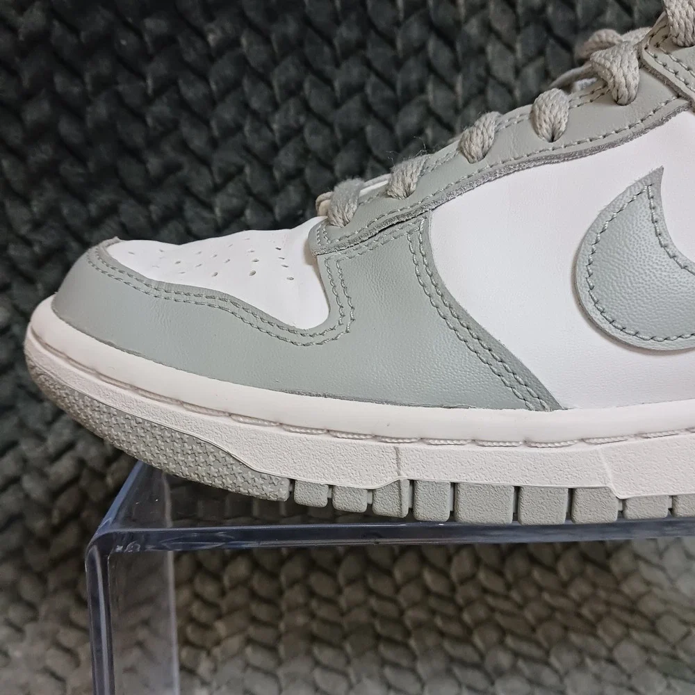 Nike Dunk Low GS White Light Smoke Grey Youth Sneakers Shoes Size 5.5Y